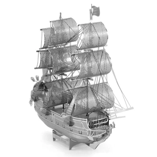ICX016-Iconx Pirate Ship Black Pearl Metal Earth - ICX016
