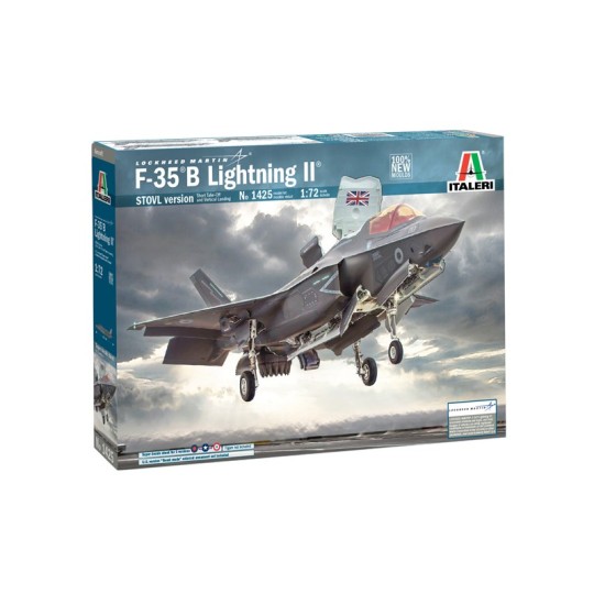 I1425-Avion Jet F-35B Lightning II STOVL 1/72 Italeri