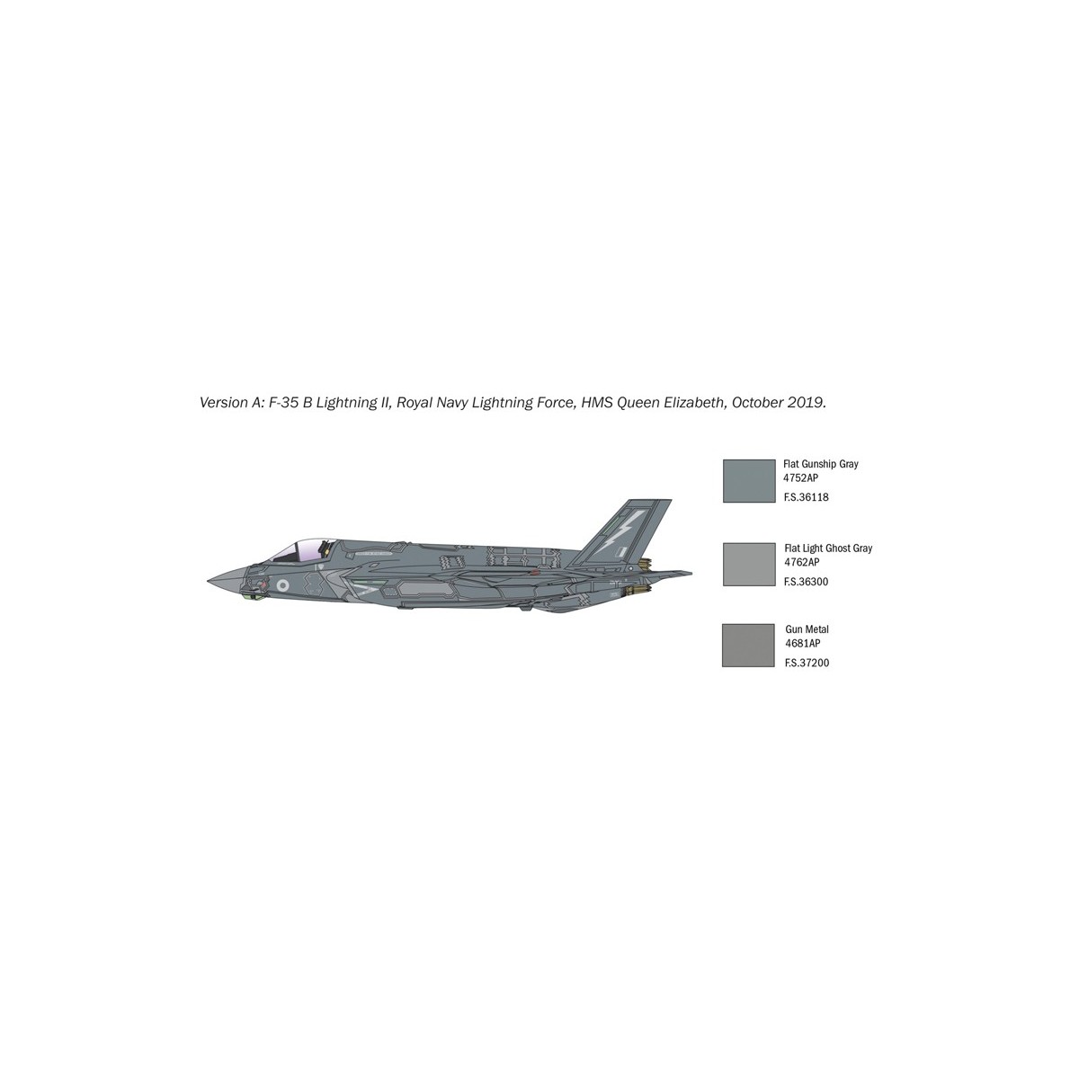 Jet F-35B Lightning II STOVL 1:72 Italeri Aircraft Italeri I1425 - 4 Jet F-35B Lightning II STOVL 1:72 Italeri Aircraft Italeri I1425 - 4