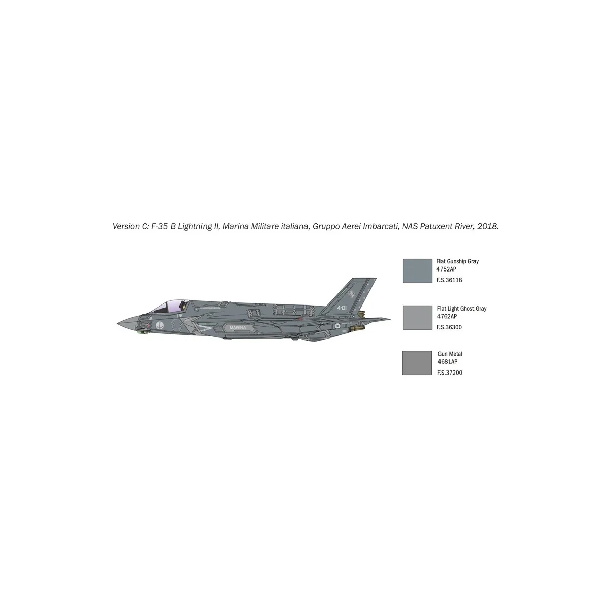 Avion Jet F-35B Lightning II STOVL 1/72 Italeri Italeri I1425 - 6