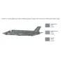 Jet F-35B Lightning II STOVL 1:72 Italeri Aircraft Italeri I1425 - 6 I1425-Jet F-35B Lightning II STOVL 1:72 Italeri Aircraft - I1425