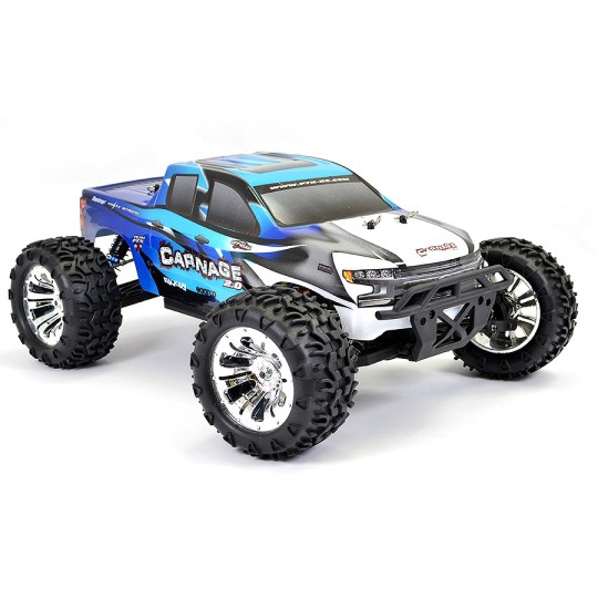 FTX5537B-Carnage 2.0 Brushed 4wd Blue 1/10 RTR FTX