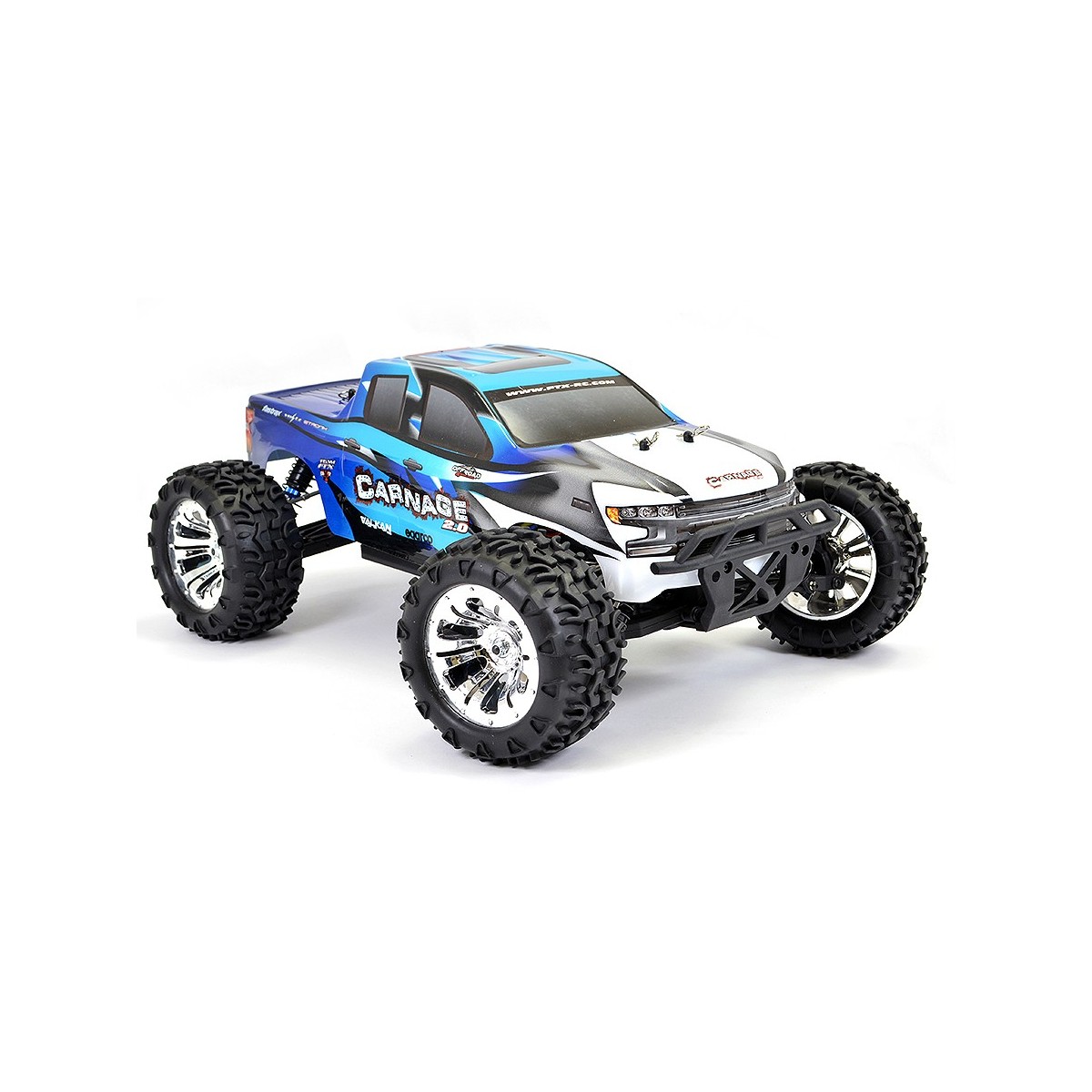 Carnage 2.0 Brushed 4wd Bleu 1/10 RTR FTX FTX FTX5537B - 3