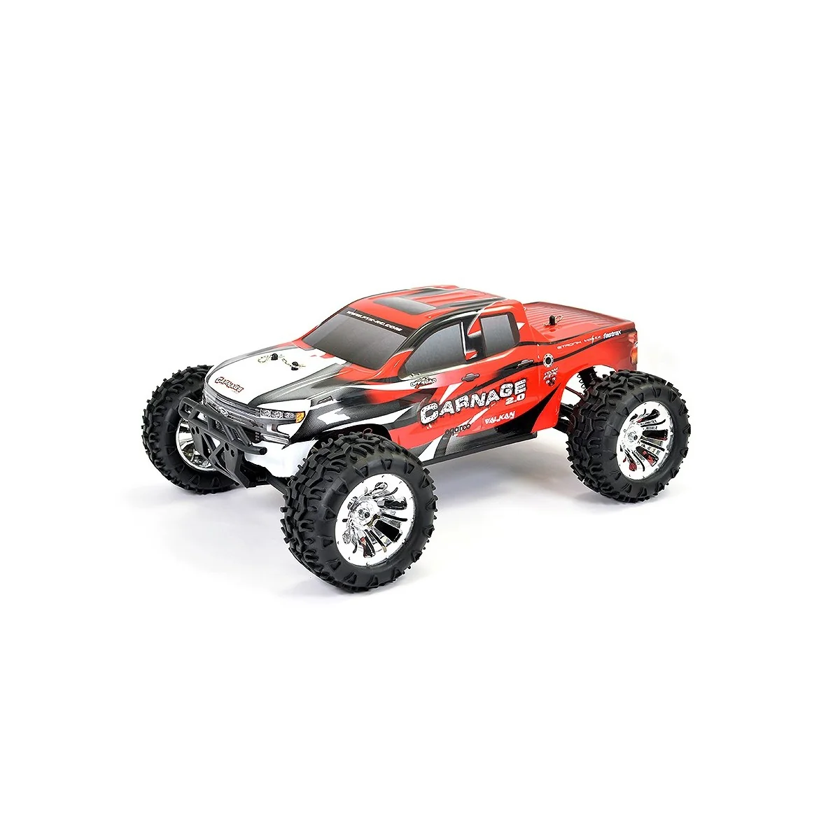 Carnage 2.0 Brushed 4wd Red 1/10 RTR FTX FTX FTX5537R - 1