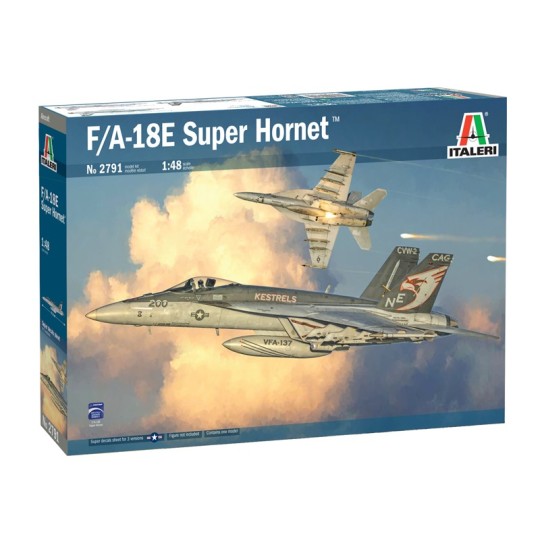 I2791-Avion F/A-18 E Super Hornet 1/48 Italeri