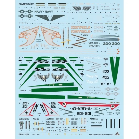 copy of Aircraft Bye-Bye Mirage F1 1/48 Italeri Italeri I2791 - 3 I2791-Airplane F/A-18 E Super Hornet 1/48 Italeri - I2791