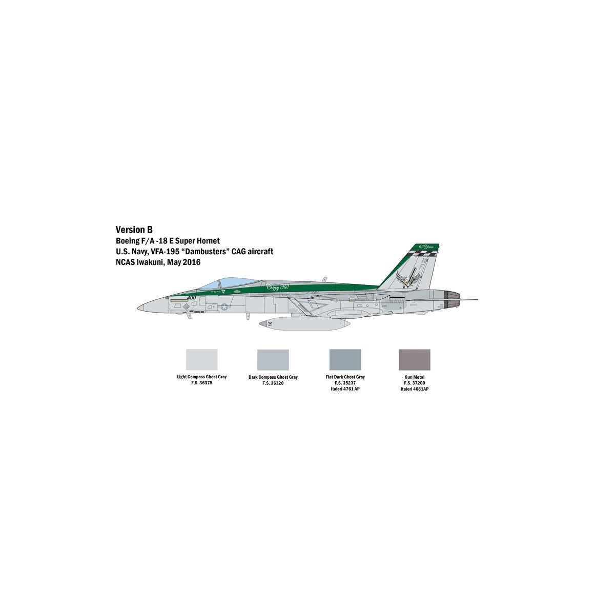 Avion F/A-18 E Super Hornet 1/48 Italeri Italeri I2791 - 5