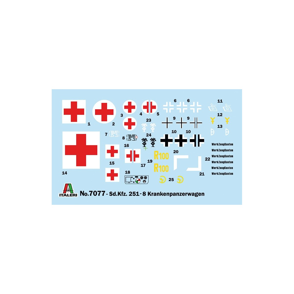 Sd.Kfz.251/8 Ambulance 1/72 Italeri Italeri I7077 - 2
