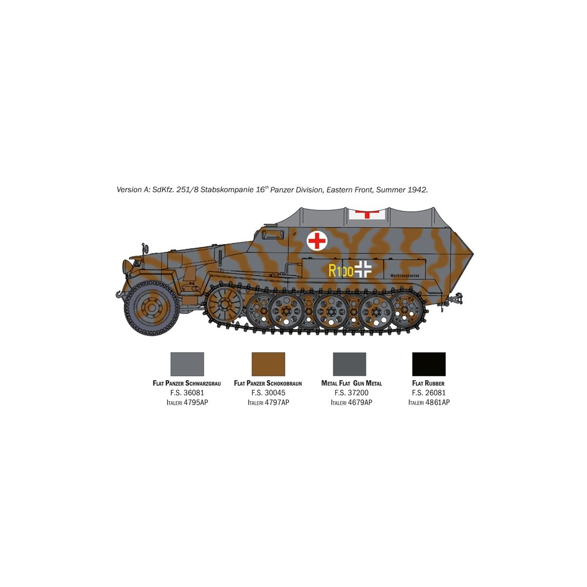 Sd.Kfz.251/8 Ambulance 1:72 Italeri Italeri I7077 - 3