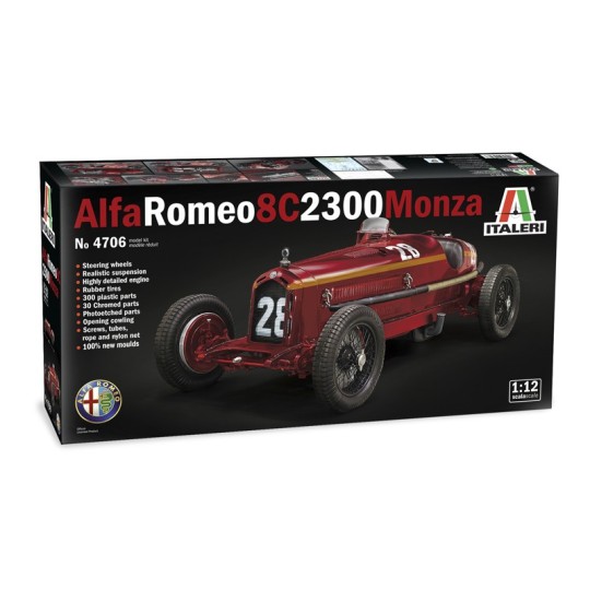 Alfa Romeo 8C 2300 Monza 1/12 Italeri Italeri I4706 - 2 I4706-Alfa Romeo 8C 2300 Monza 1/12 Italeri - I4706