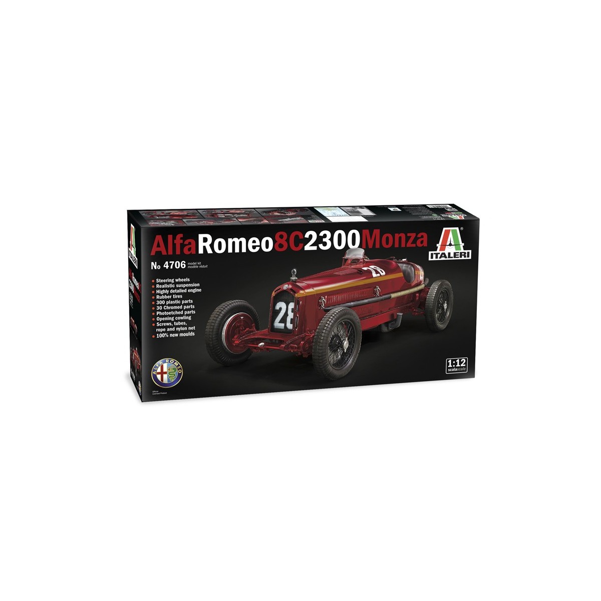 Alfa Romeo 8C 2300 Monza 1/12 Italeri Italeri I4706 - 2