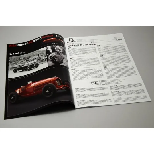 Alfa Romeo 8C 2300 Monza 1/12 Italeri Italeri I4706 - 16 I4706-Alfa Romeo 8C 2300 Monza 1/12 Italeri - I4706