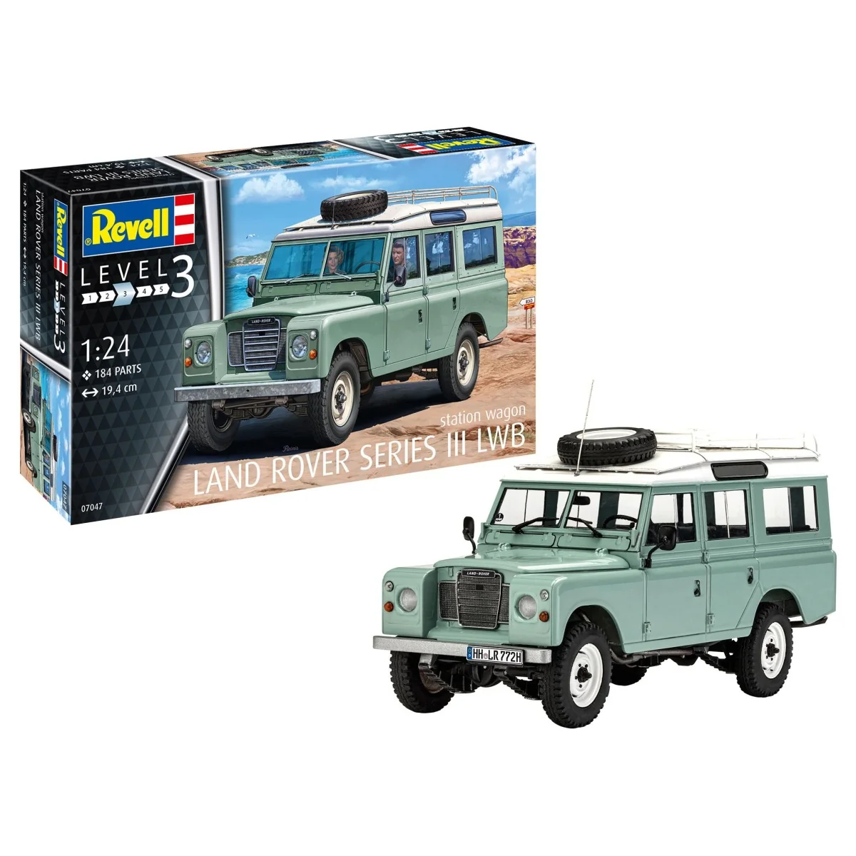 Land Rover Series III LWB 1/24 Revell Revell 07047 - 1 Land Rover Series III LWB 1/24 Revell Revell 07047 - 1