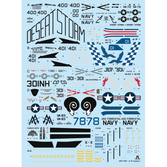 I2797-Avion A-7E Corsair II 1/48 Italeri - I2797