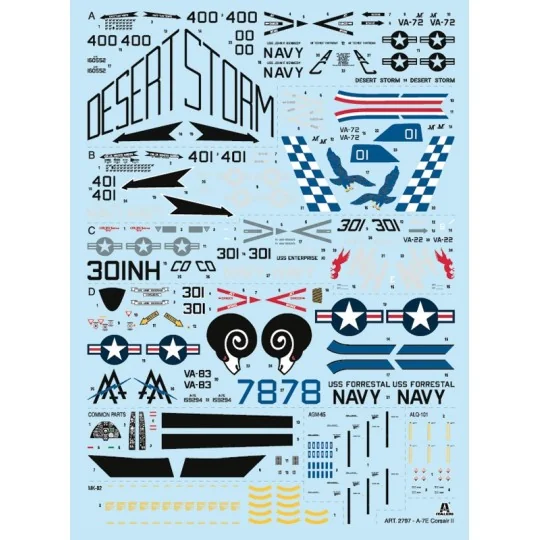 I2797-Avion A-7E Corsair II 1/48 Italeri - I2797