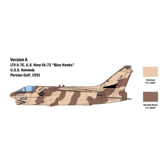 I2797-Aircraft A-7E Corsair II 1:48 Italeri