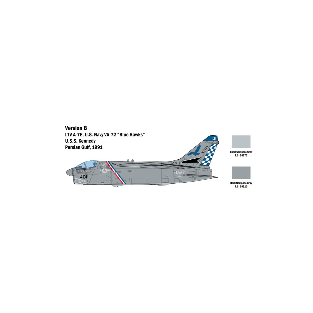 Avion A-7E Corsair II 1/48 Italeri Italeri I2797 - 5
