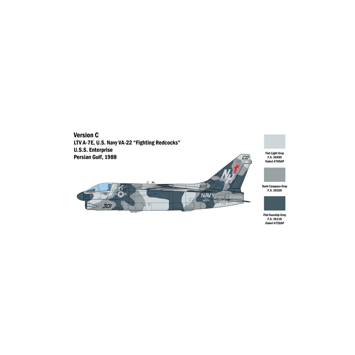 Aircraft A-7E Corsair II 1:48 Italeri Italeri I2797 - 6