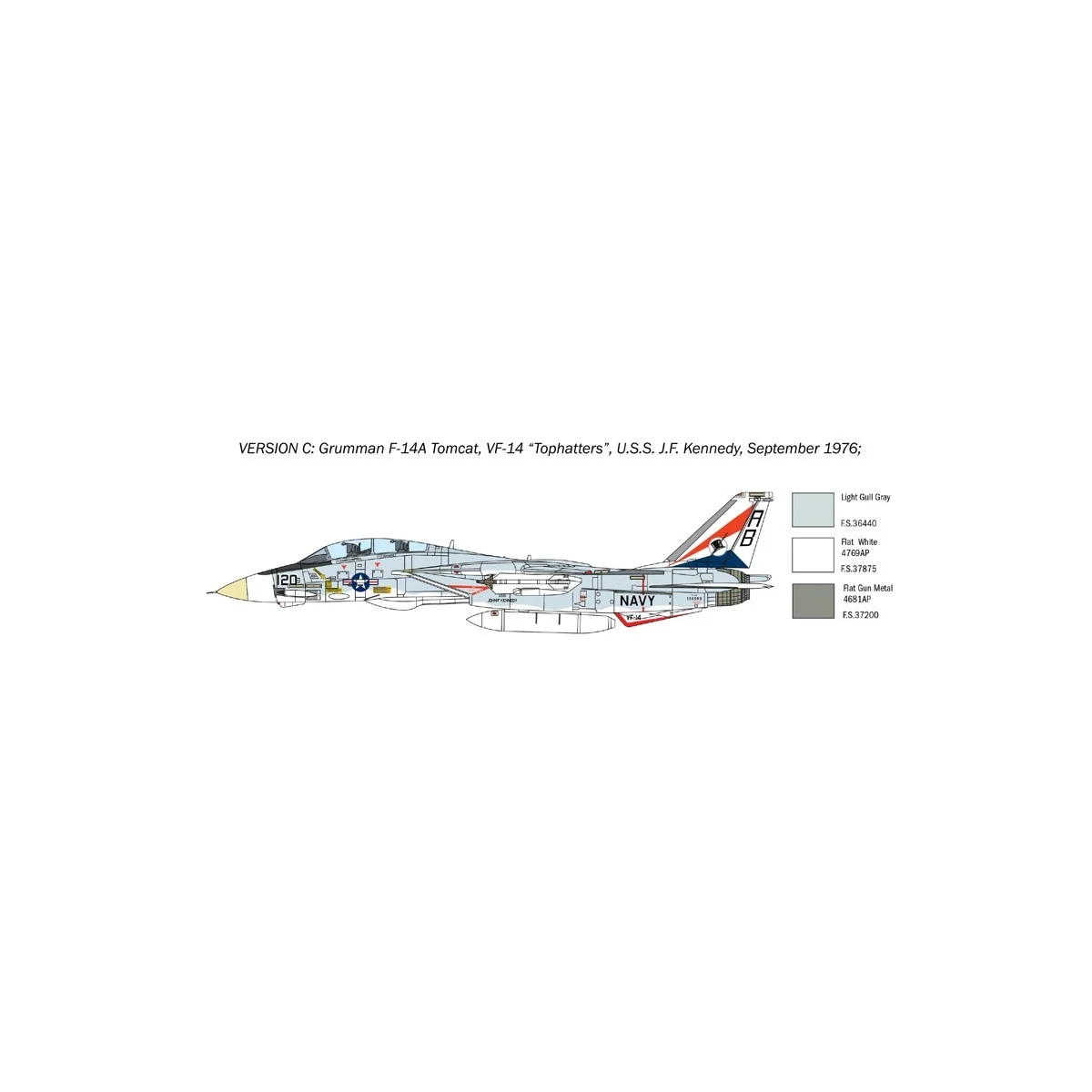 Avion F-14A Tomcat 1/72 Italeri Italeri I1414 - 6 Avion F-14A Tomcat 1/72 Italeri Italeri I1414 - 6