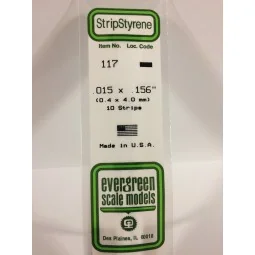 Wand 0.38x4.0x350mm Ref: 117 - Evergreen - S1370117