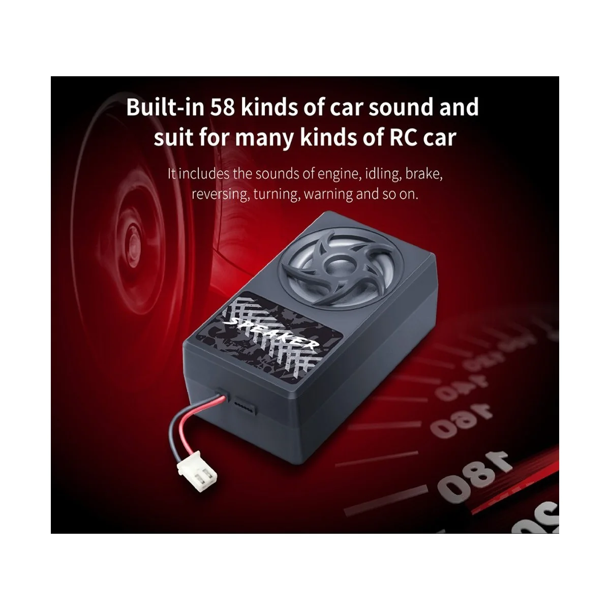 Bruiteur moteur + éclairage voitures Bluetooth GT-Power GT-Power GT-CARSOUND+LED - 10 Bruiteur moteur + éclairage voitures Bluetooth GT-Power GT-Power GT-CARSOUND+LED - 10