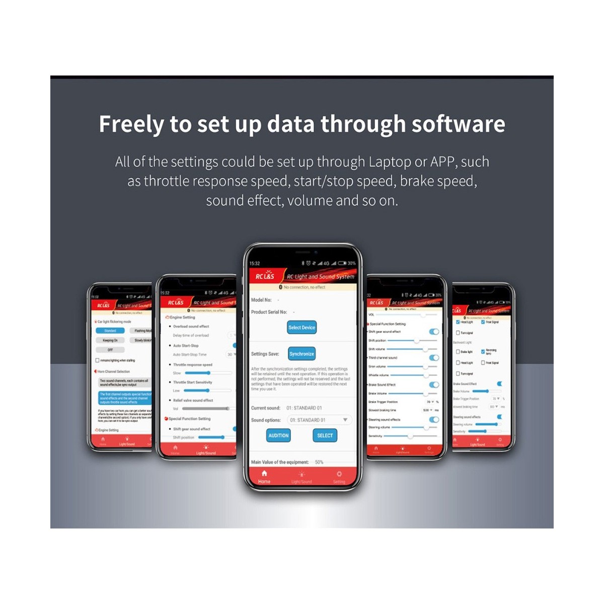 copy of Spots bright L8 car GT-Power GT-Power GT-CARSOUND+LED - 11