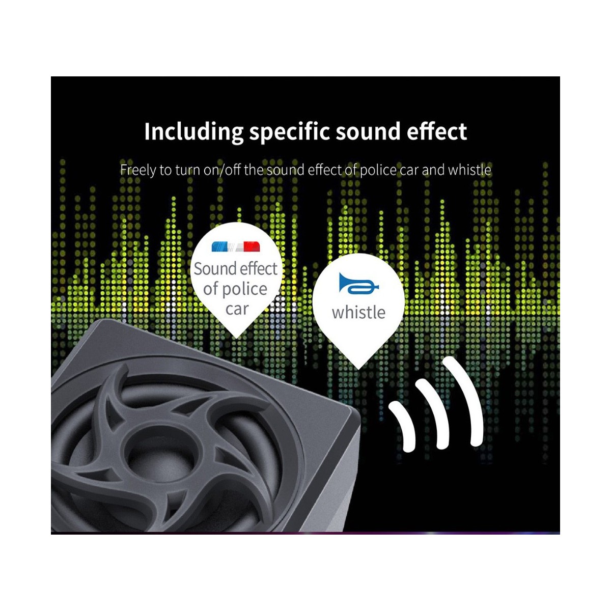 copy of Spots bright L8 car GT-Power GT-Power GT-CARSOUND+LED - 12