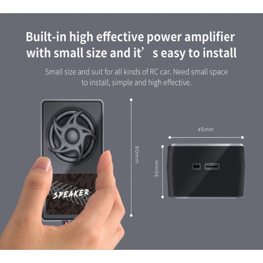 GT-CARSOUND+LED-Bruiteur moteur + éclairage voitures Bluetooth GT-Power