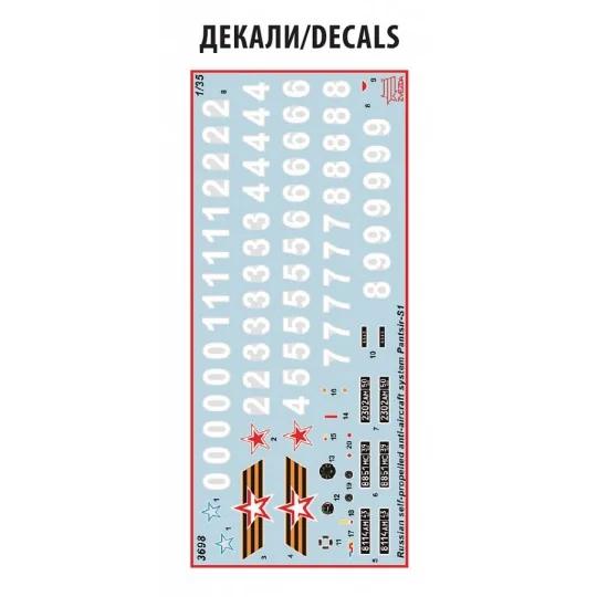 Z3698-Russian Anti-Air Truck Pantsir S-1 1/35 Zvezda