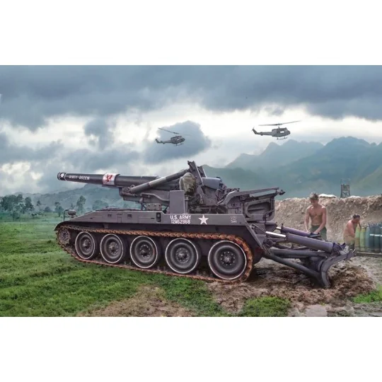 I6574-Self-propelled howitzer M110 1/35 Italeri