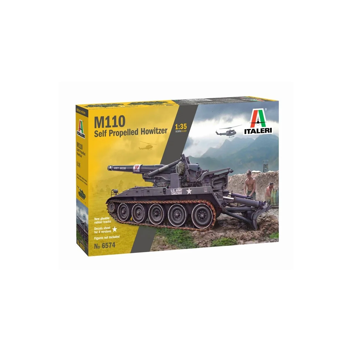 Self-propelled howitzer M110 1/35 Italeri Italeri I6574 - 2 Self-propelled howitzer M110 1/35 Italeri Italeri I6574 - 2