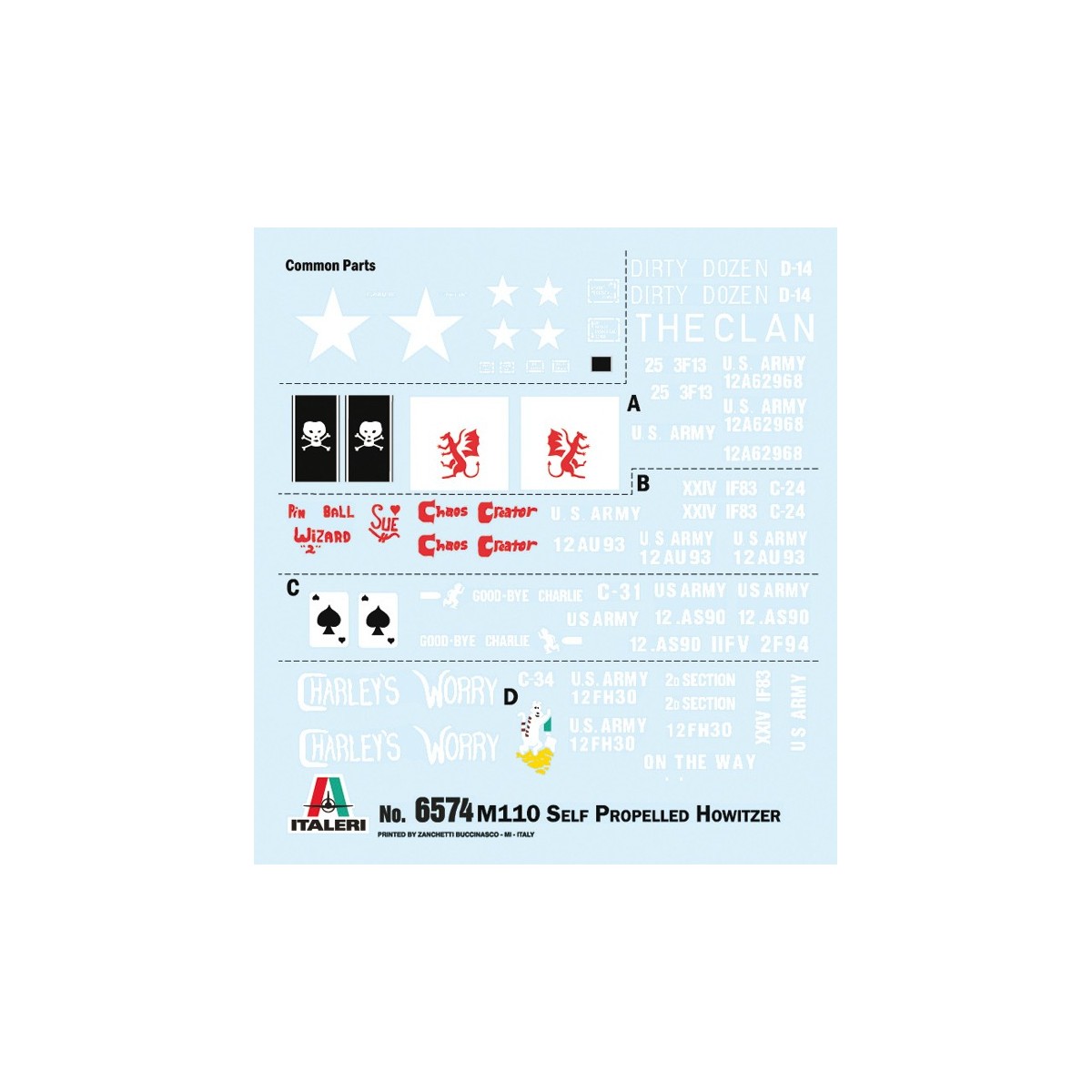 Self-propelled howitzer M110 1/35 Italeri Italeri I6574 - 3