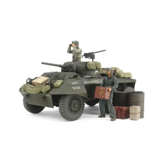 Tank U.S. M8 Greyhound Combat Patrol 1:35 Tamiya Tamiya 25196 - 1 25196-Tank U.S. M8 Greyhound Combat Patrol 1:35 Tamiya - 25196