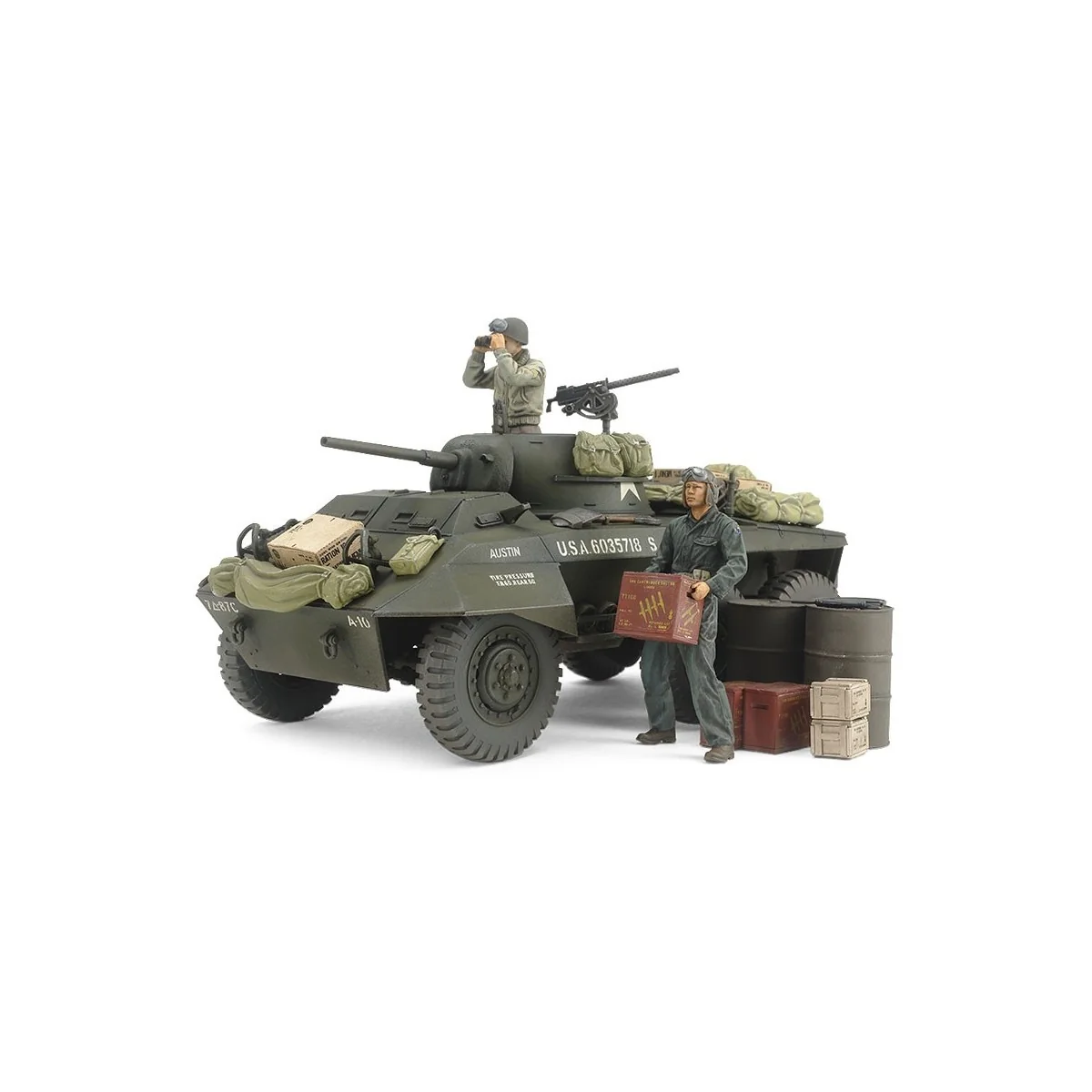 Tank U.S. M8 Greyhound Combat Patrol 1:35 Tamiya Tamiya 25196 - 1 Tank U.S. M8 Greyhound Combat Patrol 1:35 Tamiya Tamiya 25196 - 1