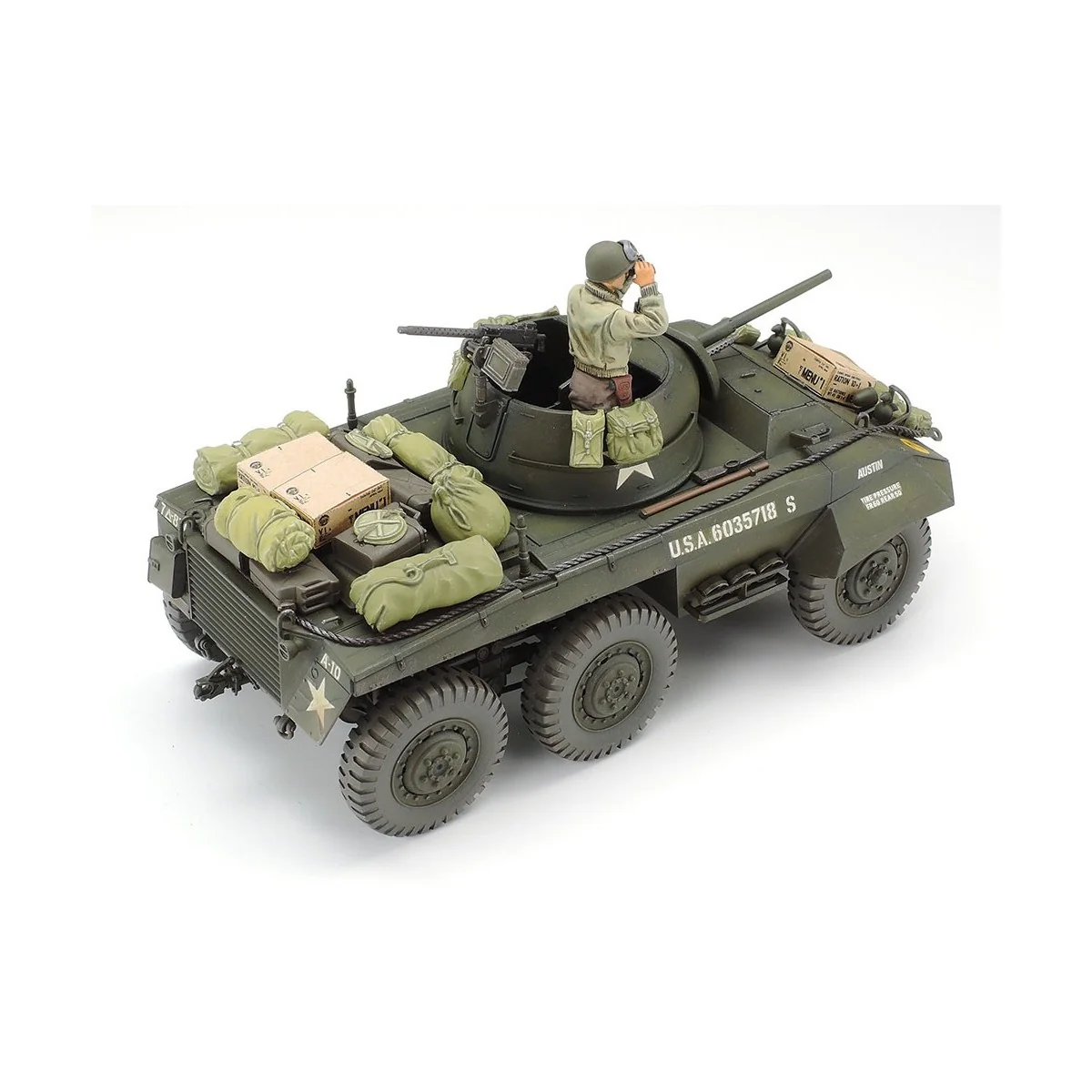 Tank U.S. M8 Greyhound Combat Patrol 1:35 Tamiya Tamiya 25196 - 2 Tank U.S. M8 Greyhound Combat Patrol 1:35 Tamiya Tamiya 25196 - 2