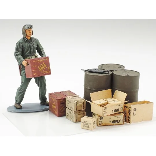 25196-Char U.S. M8 Greyhound Combat Patrol 1/35 Tamiya