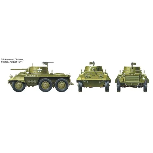 Tank U.S. M8 Greyhound Combat Patrol 1:35 Tamiya Tamiya 25196 - 6 25196-Tank U.S. M8 Greyhound Combat Patrol 1:35 Tamiya - 25196