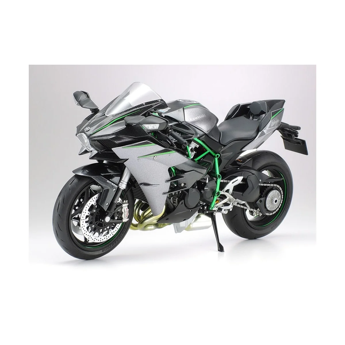 Moto Kawasaki Ninja H2 Carbon 1/12 Tamiya Tamiya 14136 - 2 Moto Kawasaki Ninja H2 Carbon 1/12 Tamiya Tamiya 14136 - 2