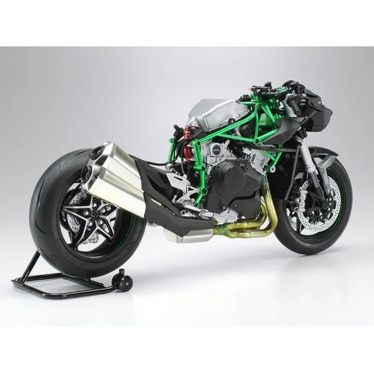 Moto Kawasaki Ninja H2 Carbon 1/12 Tamiya Tamiya 14136 - 4 14136-Moto Kawasaki Ninja H2 Carbon 1/12 Tamiya - 14136