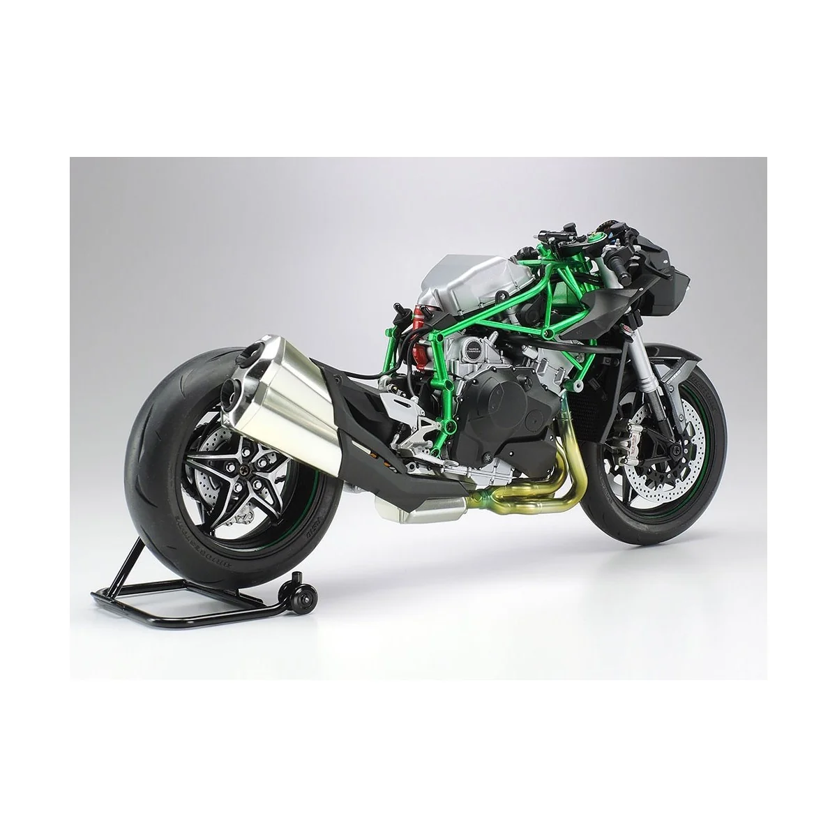 Moto Kawasaki Ninja H2 Carbon 1/12 Tamiya Tamiya 14136 - 4 Moto Kawasaki Ninja H2 Carbon 1/12 Tamiya Tamiya 14136 - 4