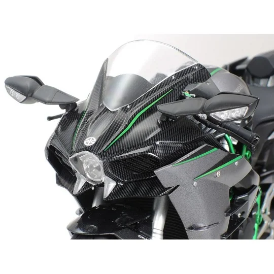 Moto Kawasaki Ninja H2 Carbon 1/12 Tamiya Tamiya 14136 - 5 14136-Moto Kawasaki Ninja H2 Carbon 1/12 Tamiya - 14136