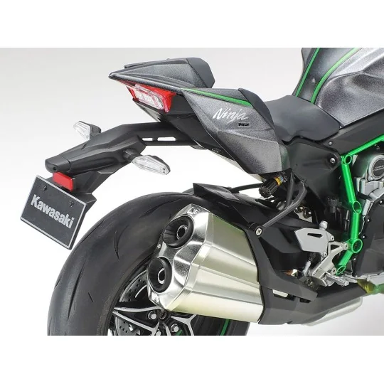 Moto Kawasaki Ninja H2 Carbon 1/12 Tamiya Tamiya 14136 - 6 14136-Moto Kawasaki Ninja H2 Carbon 1/12 Tamiya - 14136