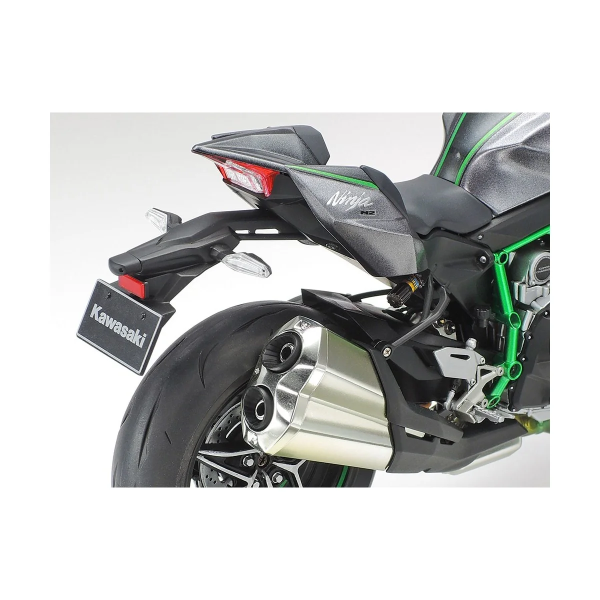 Moto Kawasaki Ninja H2 Carbon 1/12 Tamiya Tamiya 14136 - 6 Moto Kawasaki Ninja H2 Carbon 1/12 Tamiya Tamiya 14136 - 6