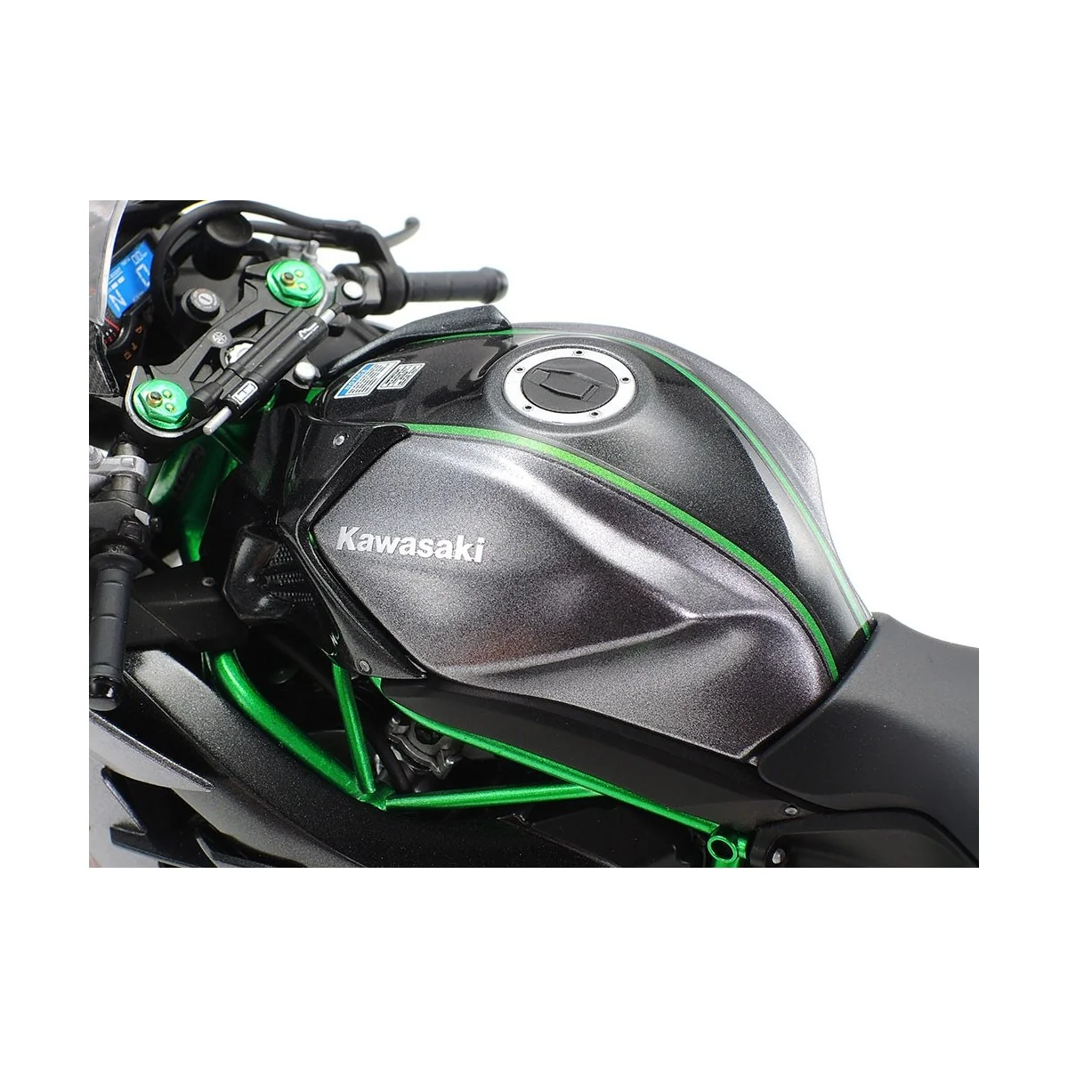 Moto Kawasaki Ninja H2 Carbon 1/12 Tamiya Tamiya 14136 - 11 Moto Kawasaki Ninja H2 Carbon 1/12 Tamiya Tamiya 14136 - 11