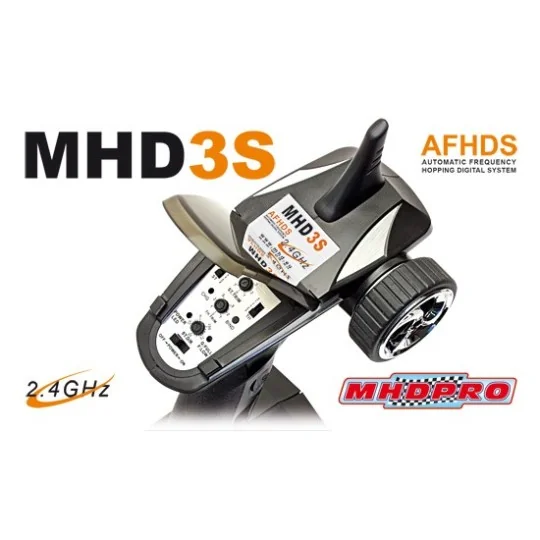 Z01003-Radio voiture MHD 3S LiPo 3Ch 2.4Ghz - Z01003