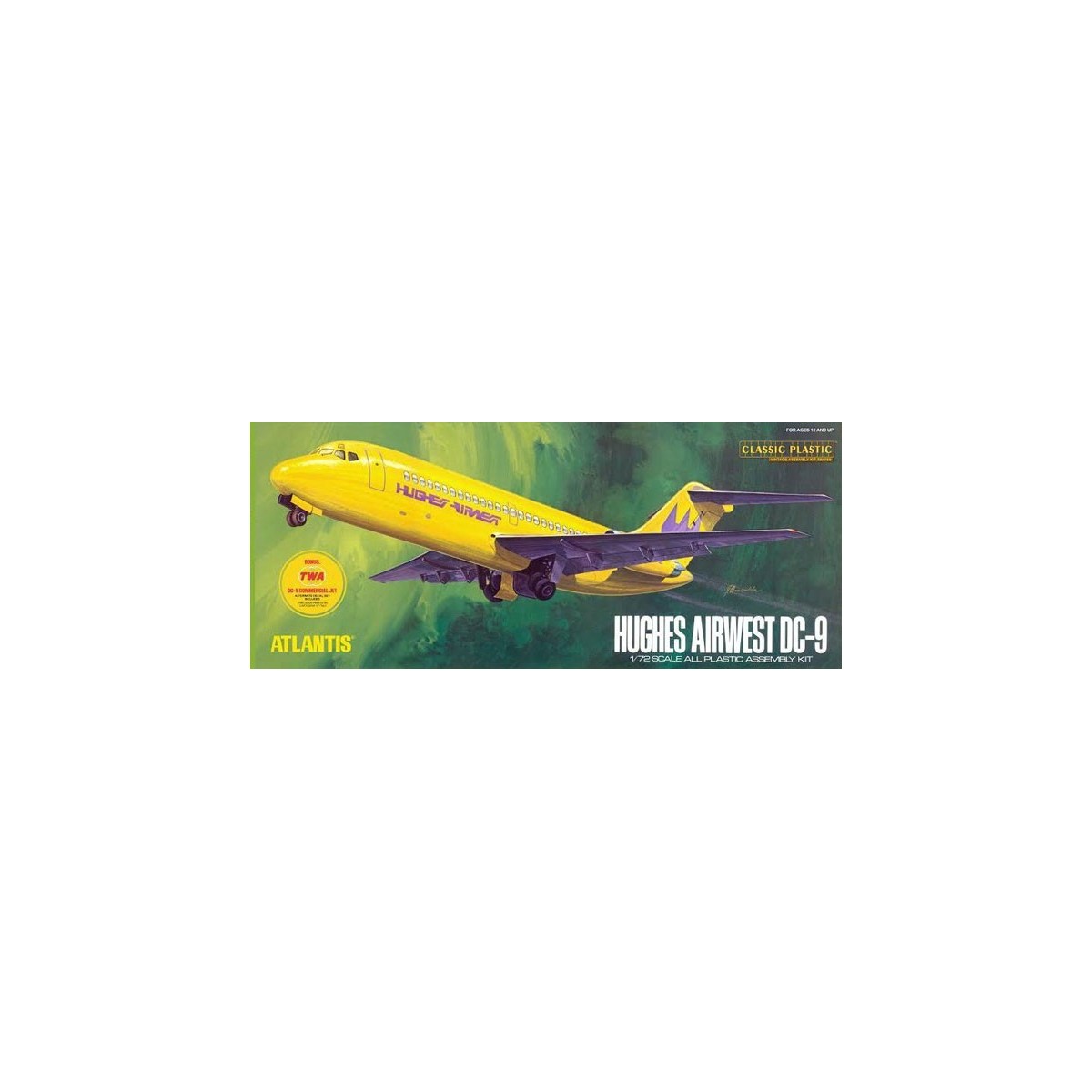 Hughes Airways DC-9 Airliner 1:72 Atlantis Atlantis Models AMC-6004 - 1