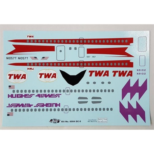 AMC-6004-Hughes Airways DC-9 Airliner 1:72 Atlantis - AMC-6004