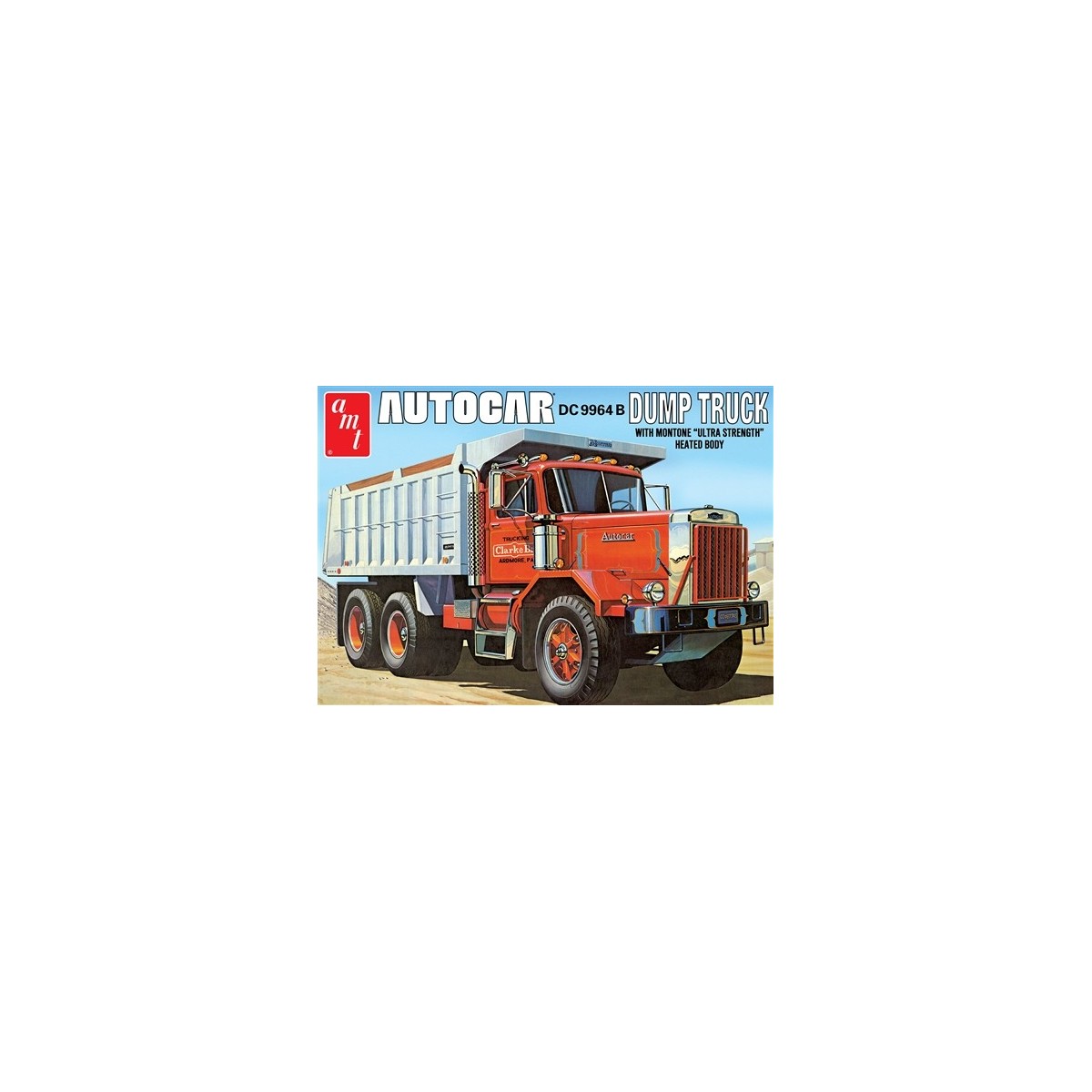 Camion benne américain Autocar Dump Truck 1/25 AMT AMT1150/06 - 1