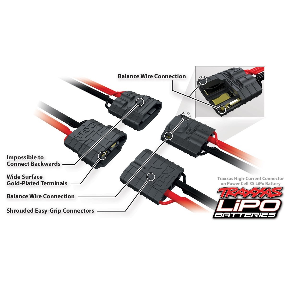 LiPo 3S 11.1V 4000mAh 25C ID Traxxas Traxxas TRX-2849X - 2