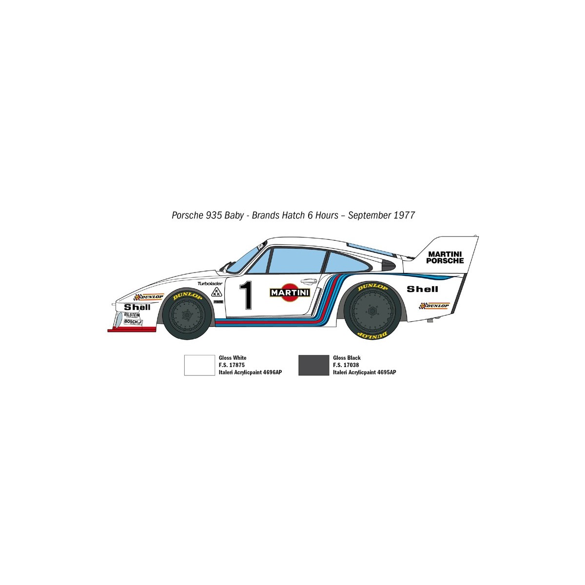 Porsche 935 Baby 1/24 Italeri Italeri I3639 - 4 Porsche 935 Baby 1/24 Italeri Italeri I3639 - 4